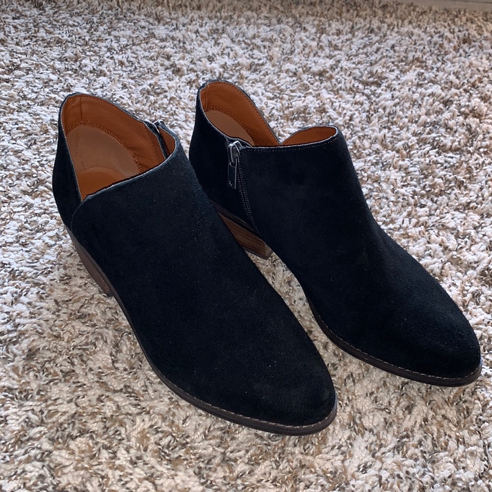❌SOLD❌Lucky Brand black leather booties